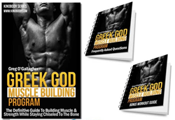 Greek god best sale muscle building program